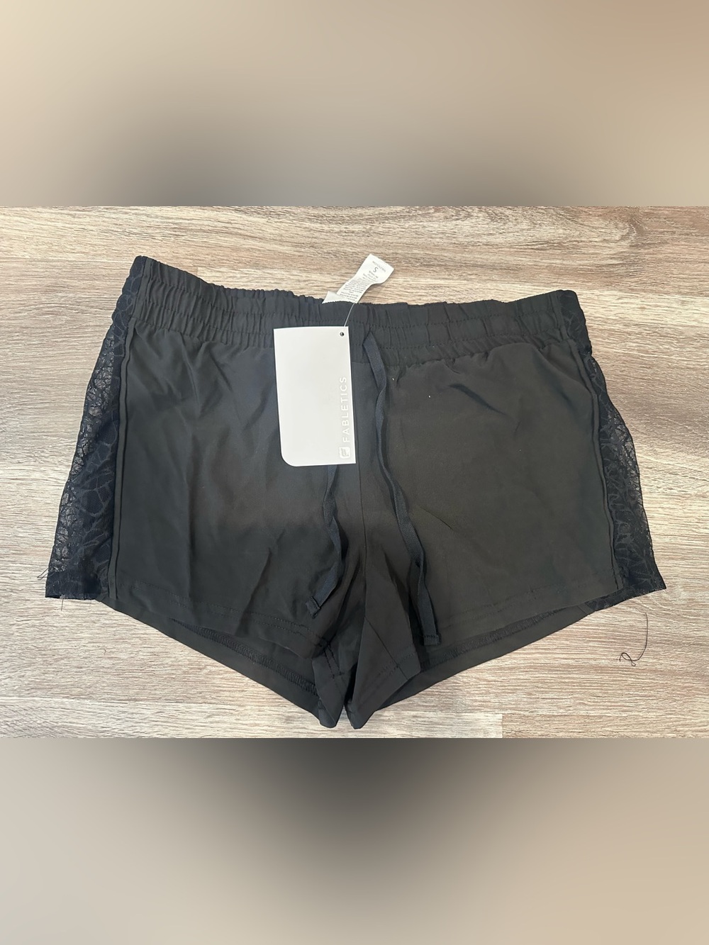 NEW with TAGS Fabletics black athletic shorts small